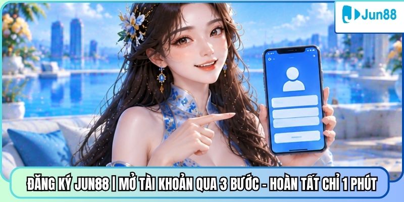 Đăng Ký Jun88 | Mở Tài Khoản Qua 3 Bước - Hoàn Tất Chỉ 1 Phút
